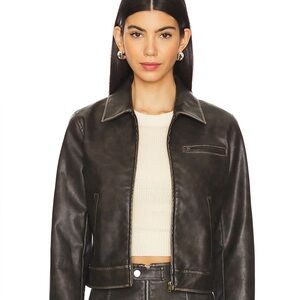 NIA Dallas jacket faux leather